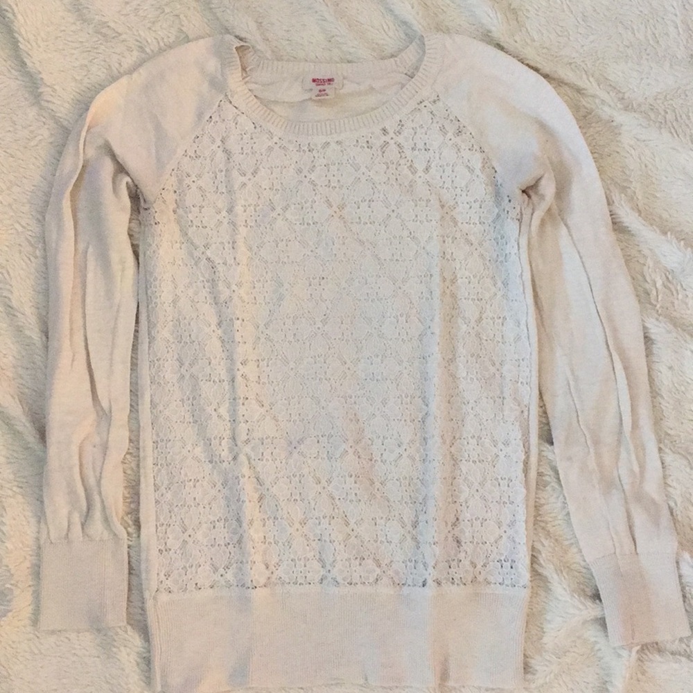 Lightweight white sweater